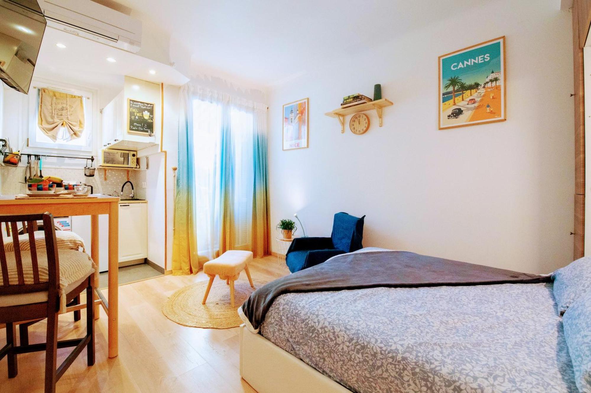 Апартаменты Haliviera - Golden Square, 1Min From Beach Ницца Экстерьер фото